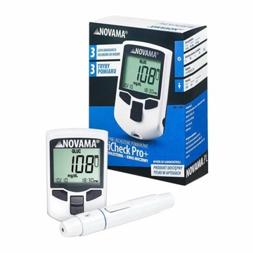 NOVAMA Набор Multicheck + полоски для определения глюкозы + ланцеты