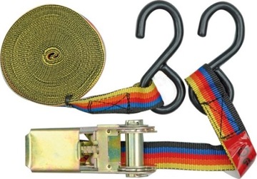 VOREL PAS BAGAŻOWY Z NAPINACZEM I HAKIEM 5m x 25mm