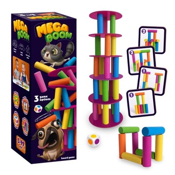 Мегабум СОЦИАЛЬНАЯ НАСТОЛЬНАЯ ИГРА для детей