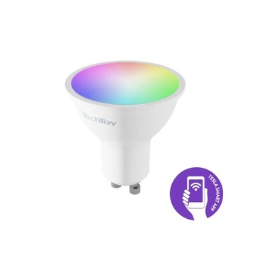 TechToy Smart RGB Лампа 4,7 Вт GU10 Zigbee 3 шт. TSL-LIG-GU10ZB-3PC