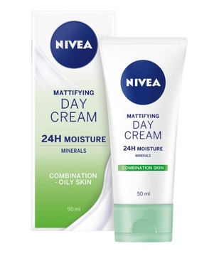 NIVEA 24H MOISTURIZING Дневной крем для лица для сухой, чувствительной кожи SPF15 50мл