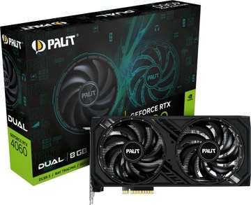 Karta graficzna Palit GeForce RTX 4060 Dual 8 GB