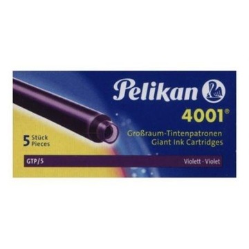 Naboje pióra wiecznego długie fiolet PELIKAN 50szt