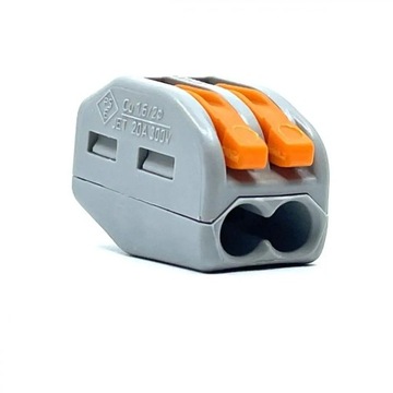 WAGO Szybkozłączka 2x0,08-4 mm 222-412 1 szt
