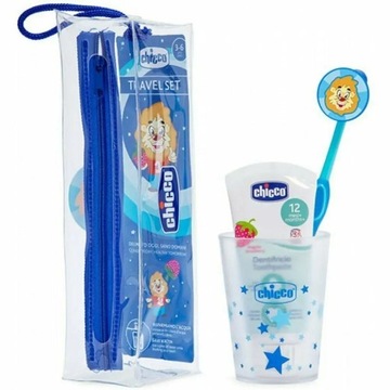 Chicco Travel Set Blue 3 года+ набор для ухода за зубами 1 шт.