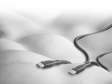 Cellularline Soft Cable-USB-C USB-C 1,2 м (черный) кабель