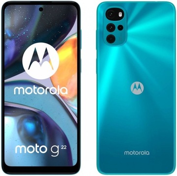 MOTOROLA G22 4/64 ГБ ICEBERG BLUE XT2231-2 MOTO 5000 мАч Helio G37