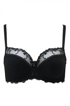 Ava AV-1030 Bra Semi-Soft Black 105f