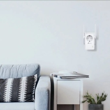 TP-Link TL-WA860RE | Усилитель сигнала Wi-Fi | N300, 1x RJ45 100 Мбит/с, с розеткой