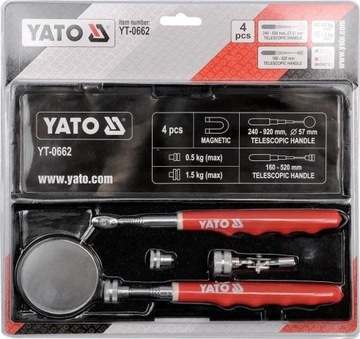 YATO - КОМПЛЕКТ ДЛЯ ПРОВЕРКИ ЗЕРКАЛА - КОРПУС
