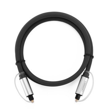 UGREEN AV108 Оптический кабель 1м Toslink Audio алюминий с оплеткой, 1м 02432