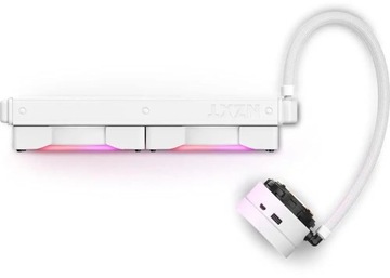 Вентиляторы водяного охлаждения NZXT Kraken X63 белого цвета 280 мм с RGB-подсветкой и