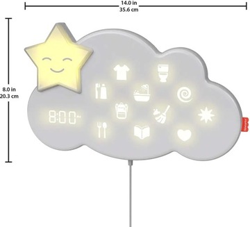 успокоитель Fisher-Price Lumalou Cloud GWM53
