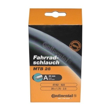 Велосипедная камера Continental 29 MTB 1,75-2,5 AV 40 мм