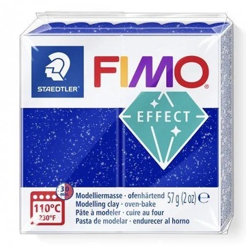 FIMO Effect синяя глянцевая термореактивная масса.
