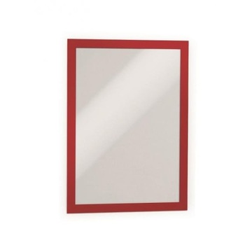 2 x Ramka samoprzylepna A4 magnetyczna Durable Duraframe czerwona
