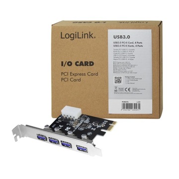 Контроллер PCI-Express LogiLink PC0057A 4x USB3.0