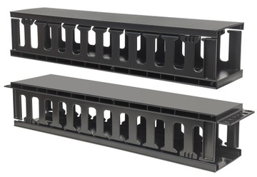 Techly 108316 Organizer kabli 2U do szaf Rack 19