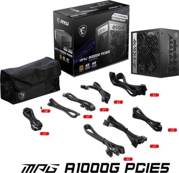 Блок питания MSI MPG A1000G PCIE5 1000 Вт 80PLUS GOLD F