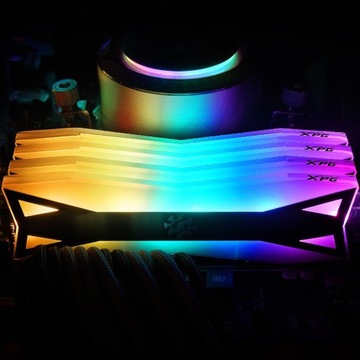 Память DDR4 16 ГБ, 3200 МГц, DUAL 2 Sticks Охлаждение Радиатор RGB с подсветкой