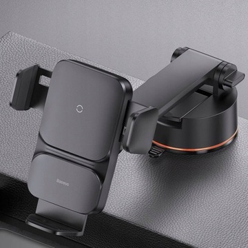 АВТОМОБИЛЬНЫЙ ДЕРЖАТЕЛЬ BASEUS ИНДУКТИВНОЕ ЗАРЯДНОЕ УСТРОЙСТВО 15 Вт QC ДЛЯ КАБИНЫ, ДОСКИ, ОКНА