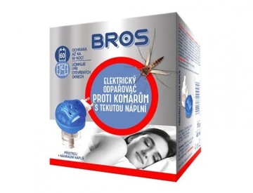 BROS Płyn do Elektro na Komary Biobójcze PRZECIW KOMAROM Ochrona 60 Nocy