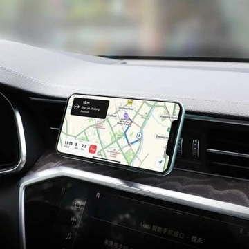 Магнитный автомобильный держатель HOCO для решетки CA65, черный