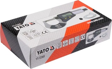 Микрометр 0-25мм с цифровым дисплеем YT-72305 YATO