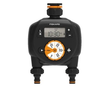 Контроллер полива FISKARS 2 x 1,5 В ДВОЙНОЙ