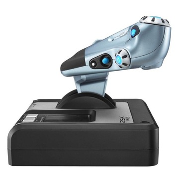 Система управления полетом Logitech X52. Джойстик игрового симулятора полета.