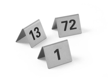 Информационная табличка НОМЕР СТОЛИКА 1-12 12 шт.