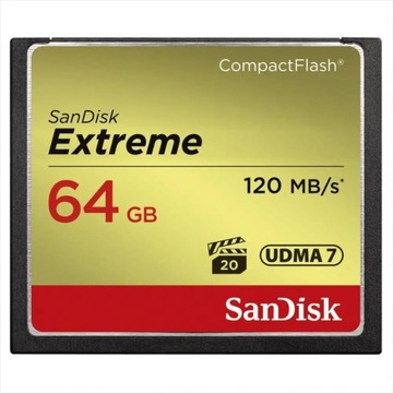 Карта памяти CompactFlash SanDisk Extreme 64 ГБ