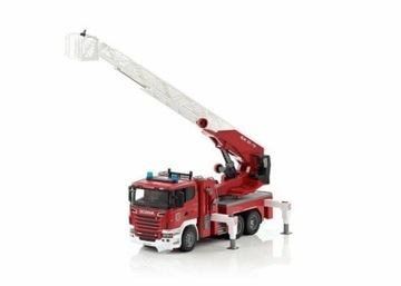 Пожарная машина Scania с выдвижной лестницей Bruder