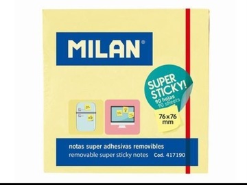Karteczki samoprzylepne SUPER STICKY 76x76, op. 90 szt.