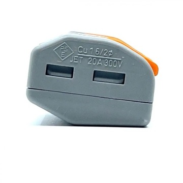 Wago CUBE 222-413 БЫСТРОСОЕДИНИТЕЛЬ ДЛЯ КАБЕЛЯ 3 КАБЕЛЯ 0,08-4 мм²