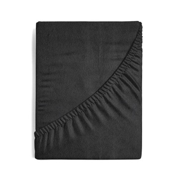 Простыня черная натяжная FROTTE 220X200