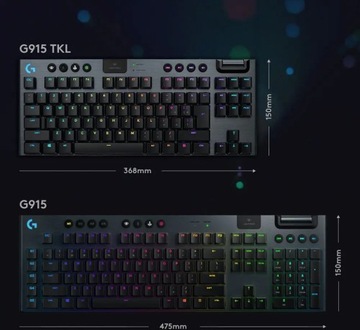 LOGITECH G915 TKL LIGHTSPEED Линейная клавиатура