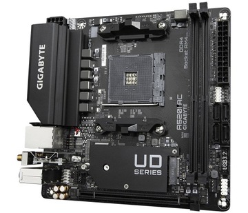 Материнская плата Gigabyte A520I AC AM4 2DDR4 mITX