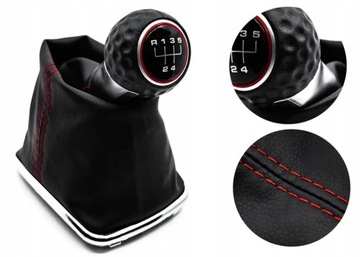 фото thumb №11, Ручка зміни коробки передач чохол vw golf 4 gti стиль