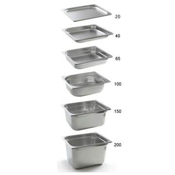 Pojemnik GN 1/1 HENDI Kitchen Line 14L, (H)100mm