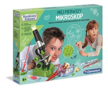 Научное развлечение. Мой первый микроскоп Clementoni 325339.