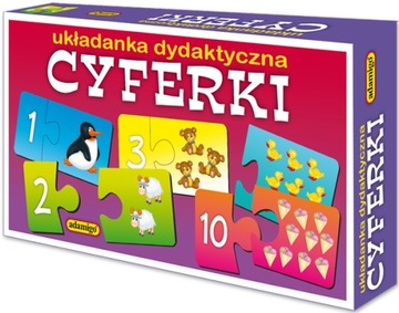 Обучающая головоломка с числами 5+ Adamigo 03280