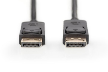Соединительный кабель DisplayPort 4K, 60 Гц UHD с защелками типа DP/DP M/M, черный