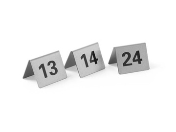 Информационная табличка НОМЕР СТОЛИКА 1-12 12 шт.
