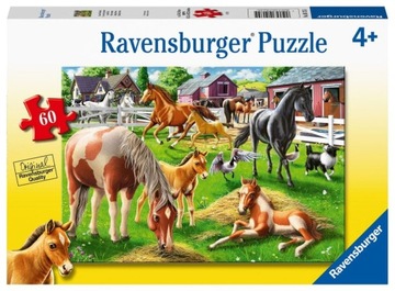 Пазл Ravensburger Happy Horses 05175