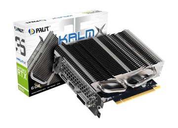 Видеокарта Palit GeForce RTX 3050 KalmX 6 ГБ GDDR6 96 бит DVI HDMI DP PCIe4.0