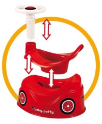БОЛЬШОЙ ГОРШОК BOBBY CAR КРАСНЫЙ 56801