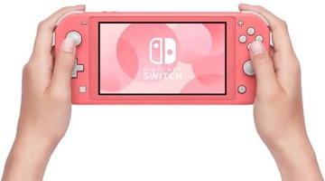 Розовая консоль Nintendo Switch Lite