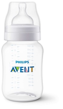 AVENT ANTI-COLIC BOTTLE 260мл Соска против колик 1мес+