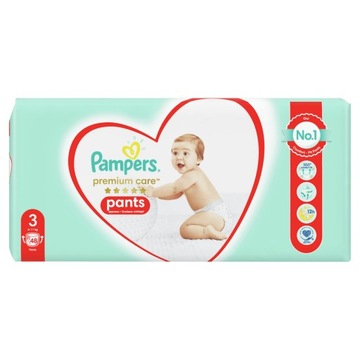 Брюки Pampers Premium Care 3 миди, 48 шт.
